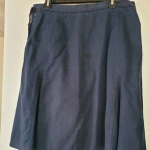 J Crew Navy Blue Skirt